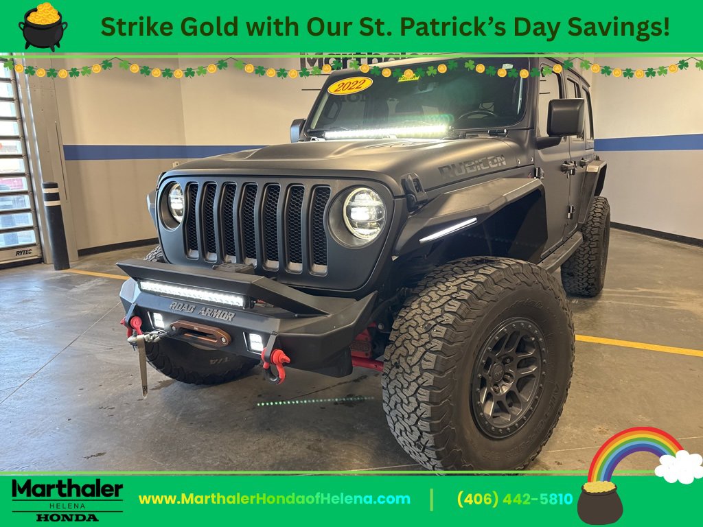 Used 2022 Jeep Wrangler Unlimited Rubicon w/ Xtreme Recon 35" Tire Package image 1