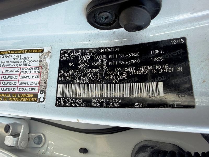 Used 2016 Toyota 4Runner Limited AWD/4WD image 37