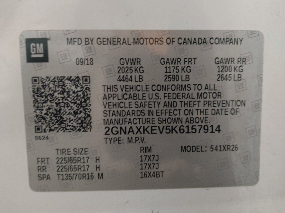 Used 2019 Chevrolet Equinox LT FWD image 33