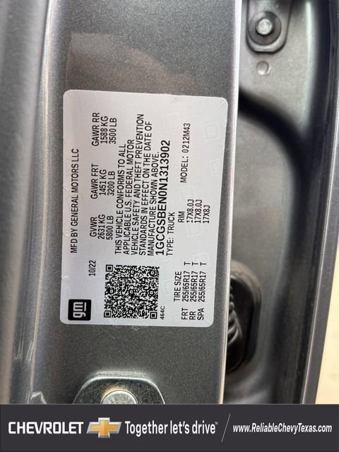 Used 2022 Chevrolet Colorado W/T w/ WT Convenience Package RWD image 10