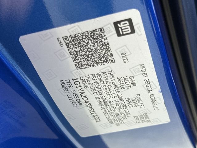 Certified 2023 Chevrolet Corvette Stingray Coupe w/ Chrome Exterior Badge Package image 30