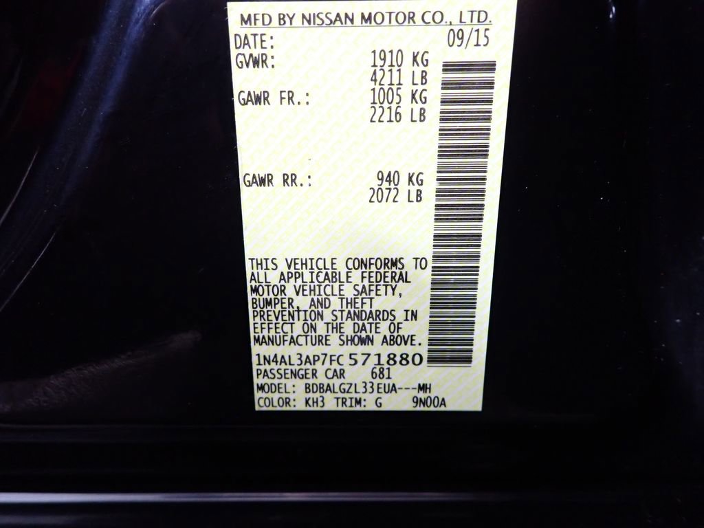 Used 2015 Nissan Altima 2.5 S w/ Special Edition Package image 46