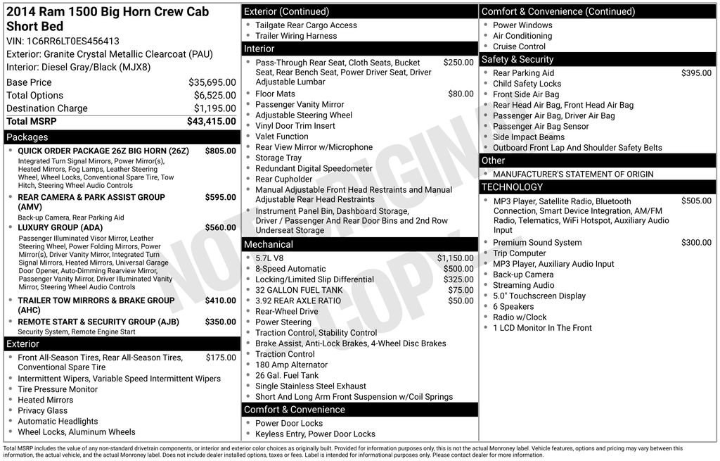 Used 2014 RAM 1500 Big Horn RWD image 34