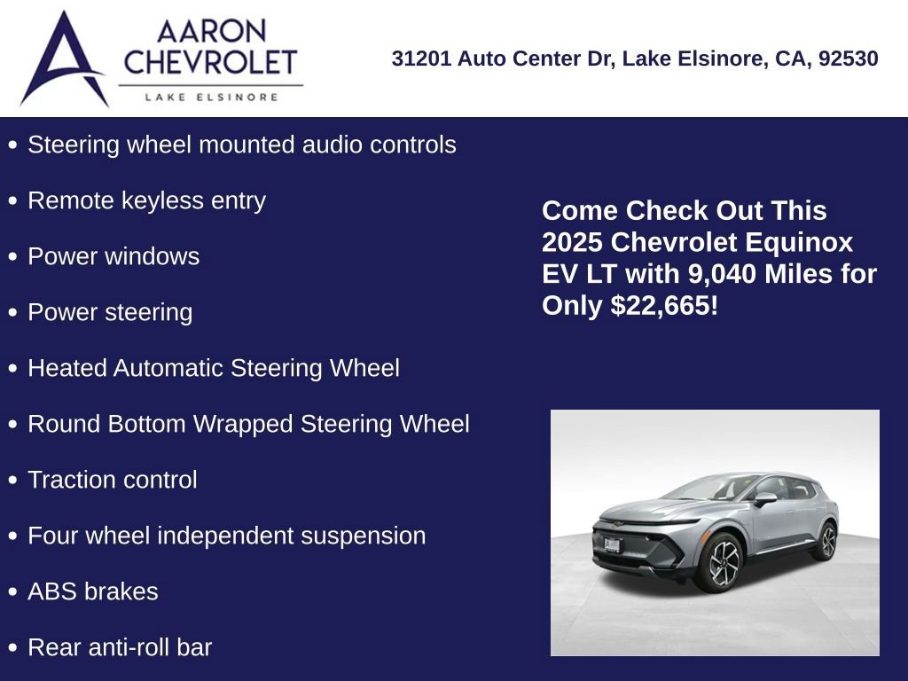 Used 2025 Chevrolet Equinox EV LT w/ Convenience Package image 25