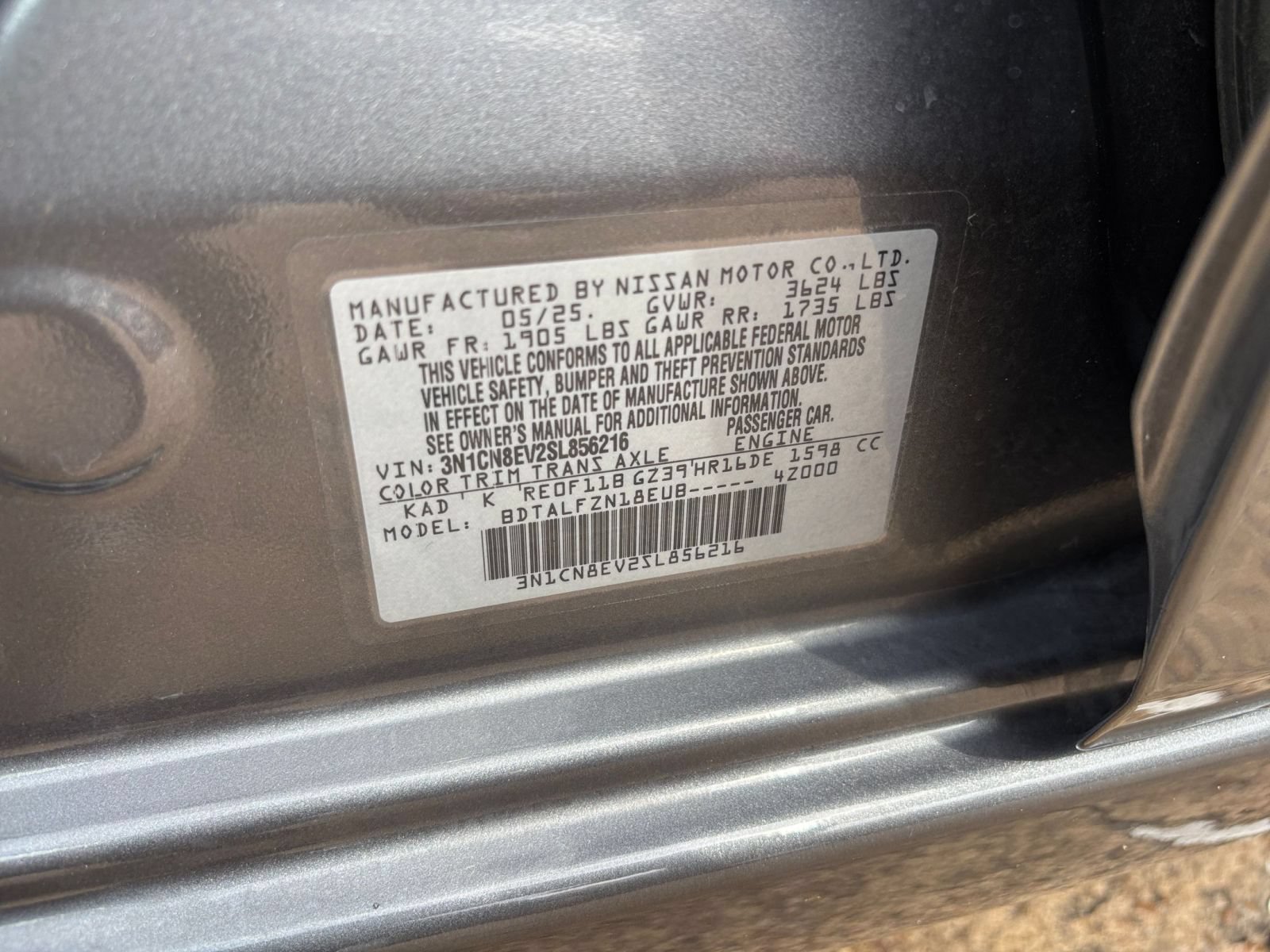 Used 2025 Nissan Versa SV FWD image 26