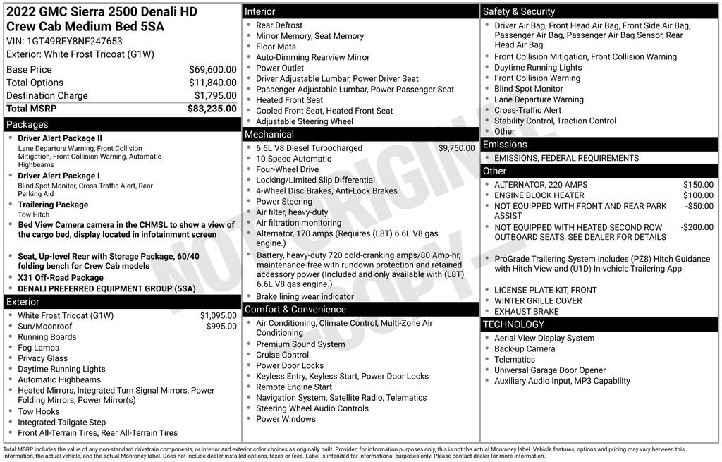 Used 2022 GMC Sierra 2500 Denali image 2