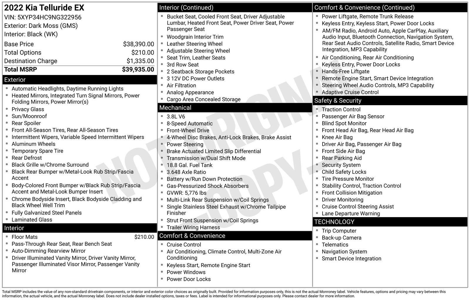 Used 2022 Kia Telluride EX image 29