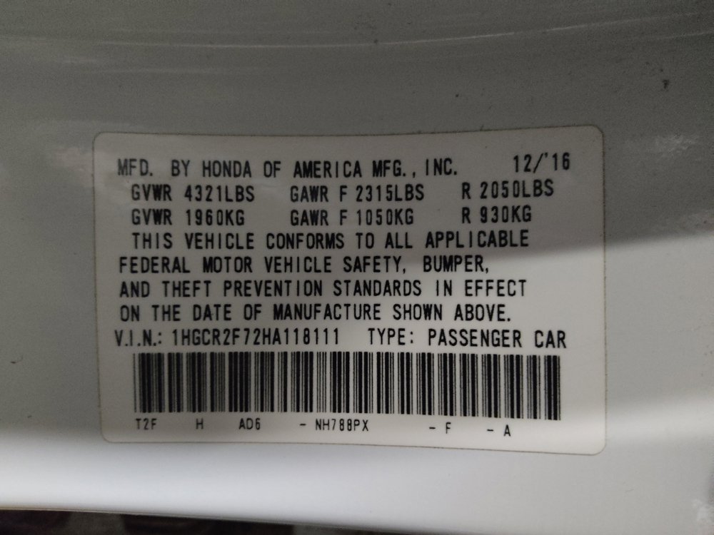 Used 2017 Honda Accord EX image 33