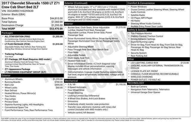 Used 2017 Chevrolet Silverado 1500 LT w/ All Star Edition image 3