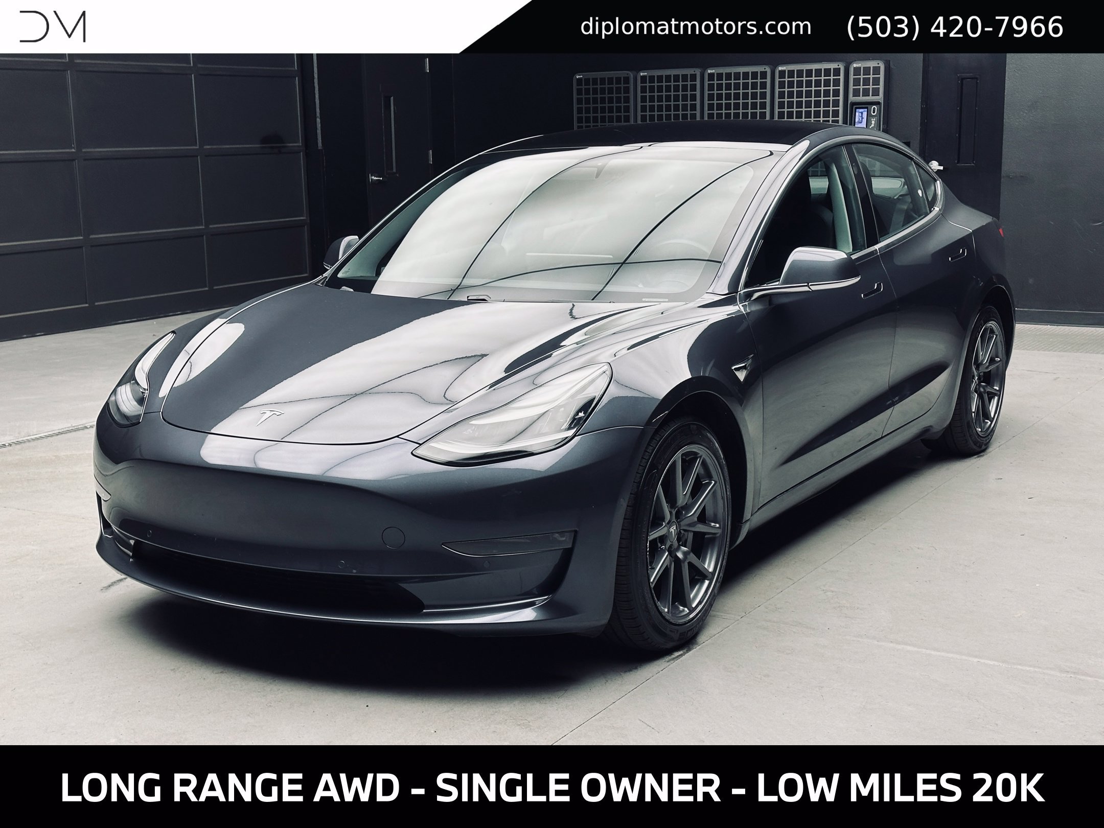 Used 2018 Tesla Model 3 Long Range AWD/4WD image 1