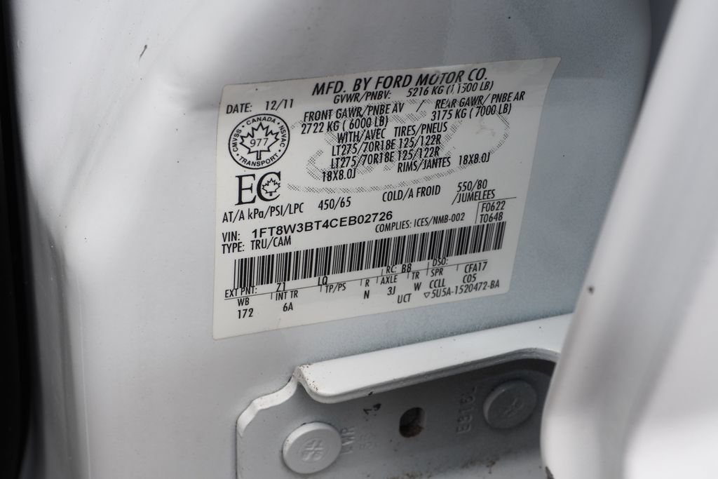 Used 2012 Ford F350 Lariat w/ Chrome Pkg AWD/4WD image 30