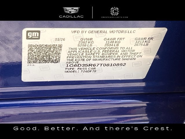 Certified 2026 Cadillac CT5 V Blackwing w/ Deep Ocean Appearance Package RWD image 31