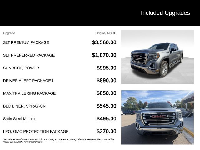 Used 2020 GMC Sierra 1500 SLT w/ SLT Premium Package AWD/4WD image 8