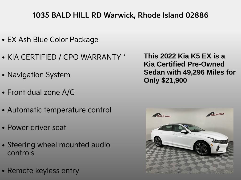 Used 2022 Kia K5 EX image 7
