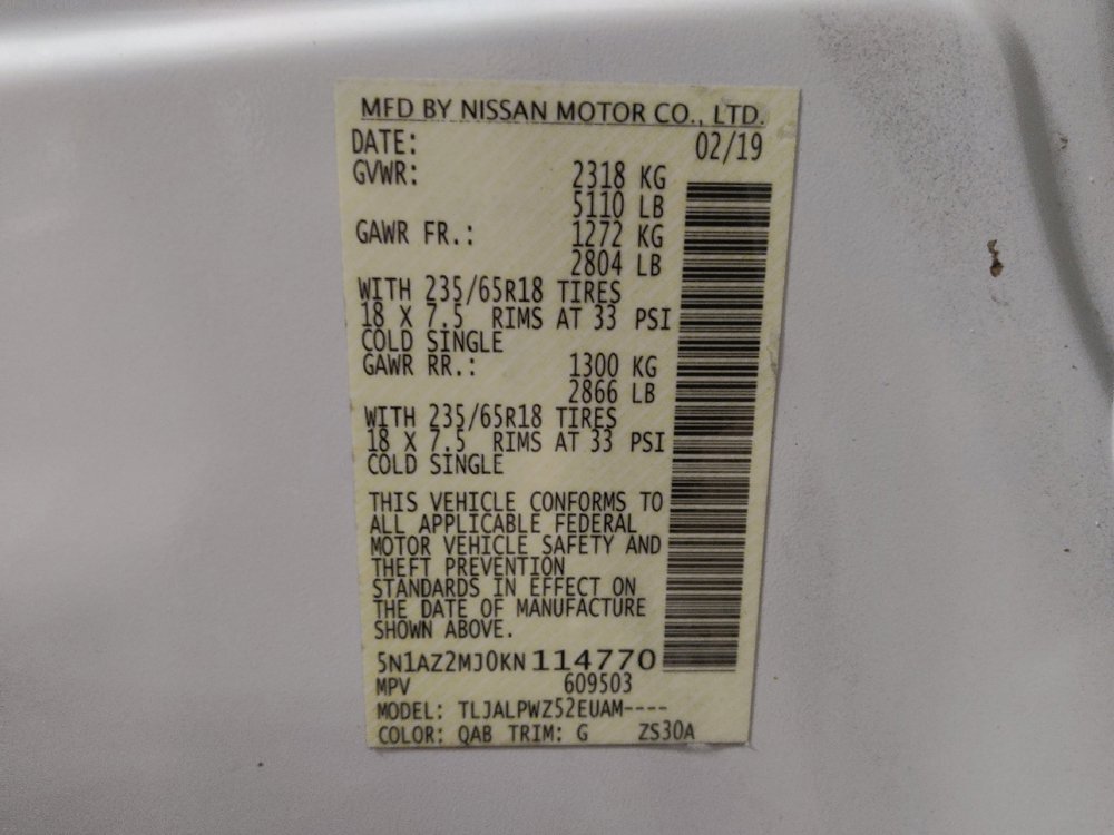 Used 2019 Nissan Murano S image 33