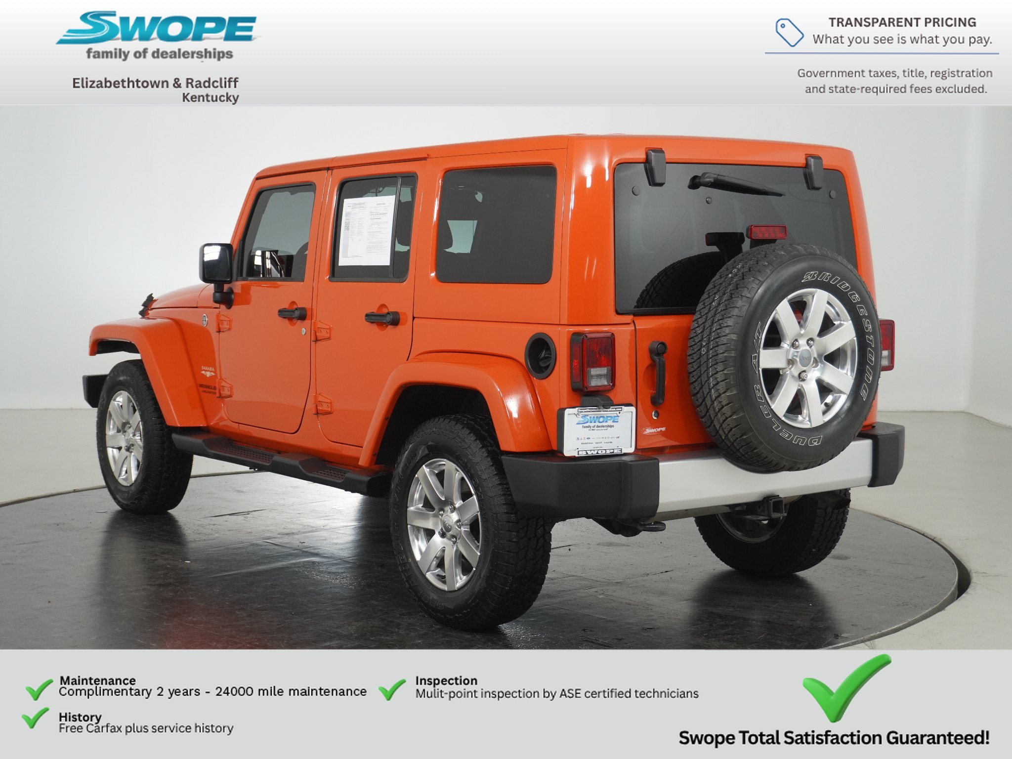 Used 2015 Jeep Wrangler Unlimited Sahara w/ Dual Top Group AWD/4WD image 5
