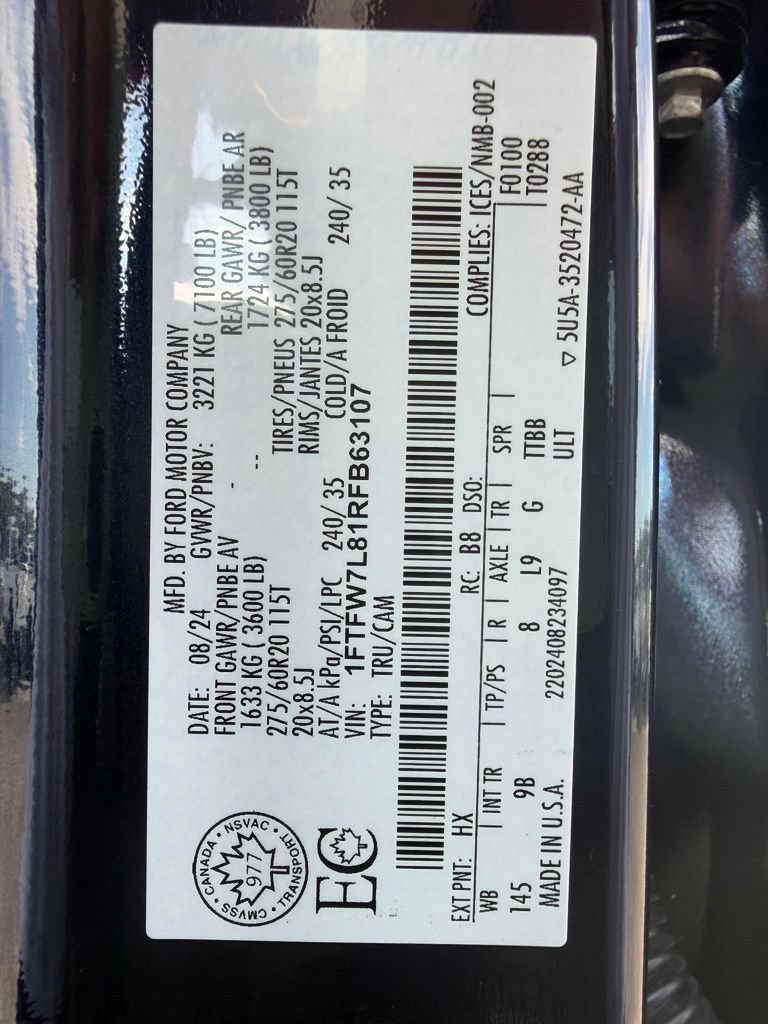 Used 2024 Ford F150 Platinum AWD/4WD image 30