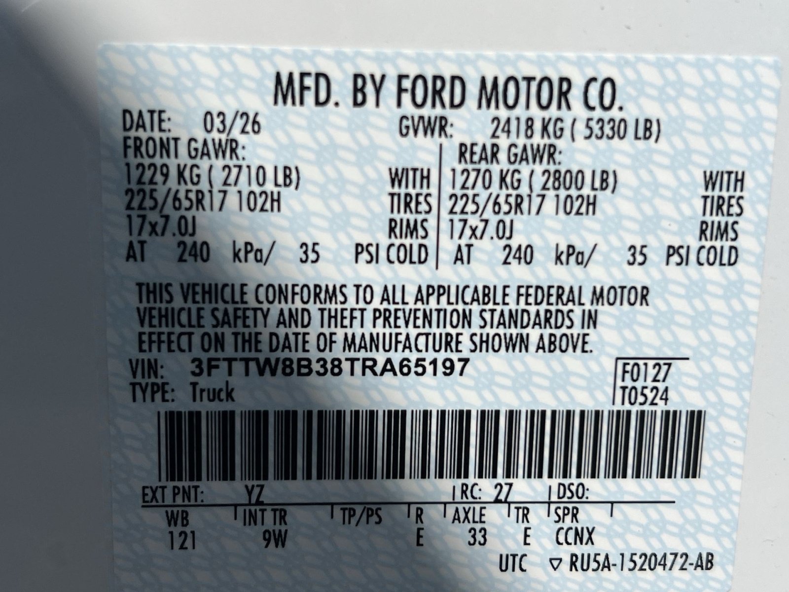 New 2026 Ford Maverick XL w/ Equipment Group 101A AWD/4WD image 35
