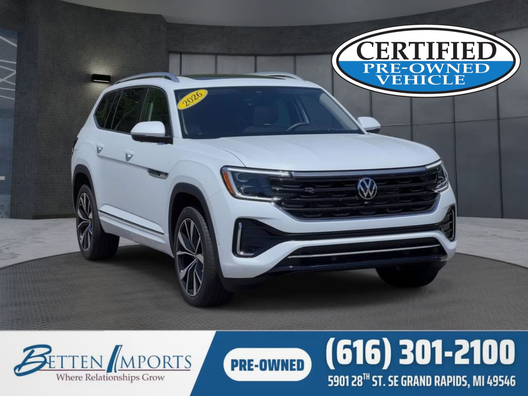 Used 2026 Volkswagen Atlas SEL Premium R-Line AWD/4WD image 1