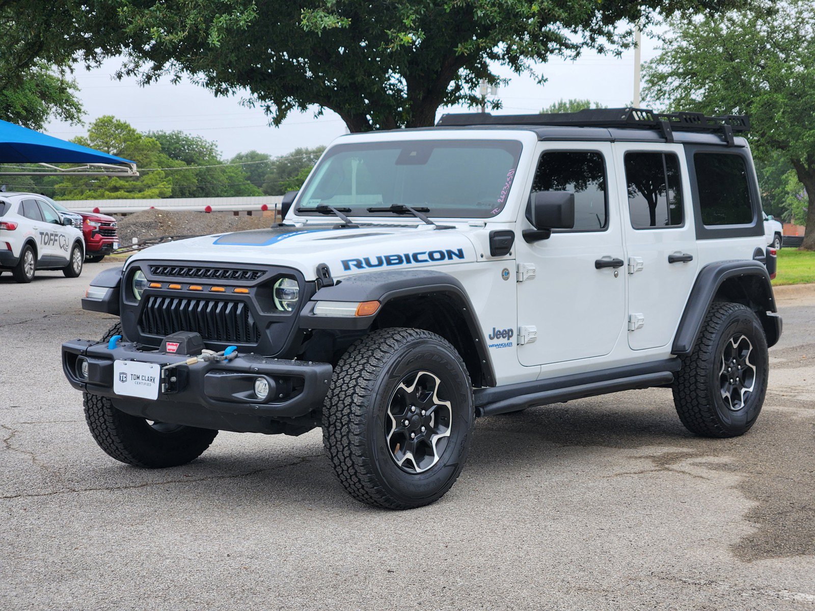 Used 2021 Jeep Wrangler Unlimited Rubicon 4xe w/ Steel Bumper Group AWD/4WD image 2
