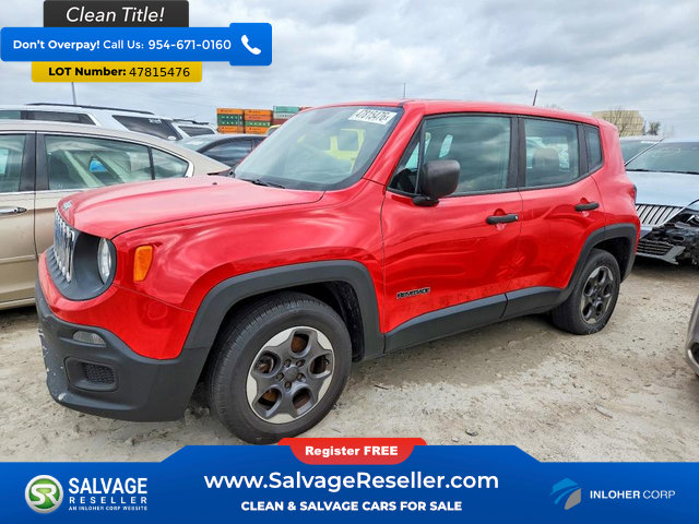 Used 2015 Jeep Renegade Sport w/ Power & Air Group FWD image 1
