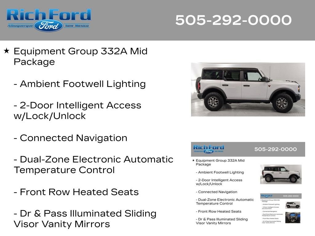 Certified 2025 Ford Bronco Badlands AWD/4WD image 11