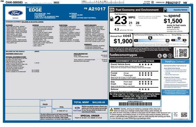Used 2023 Ford Edge SEL AWD/4WD image 4