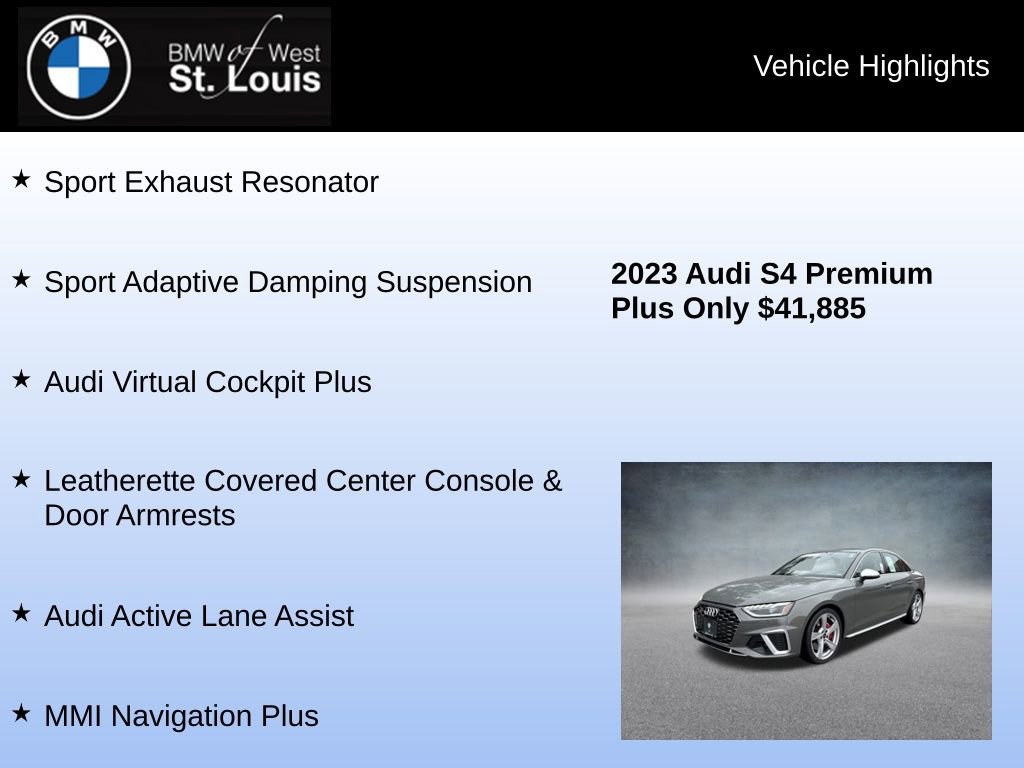 Used 2023 Audi S4 Premium Plus w/ Premium Plus Package image 24