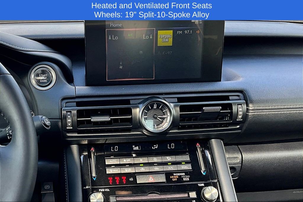 Used 2025 Lexus IS 300 w/ Premium Package RWD image 11