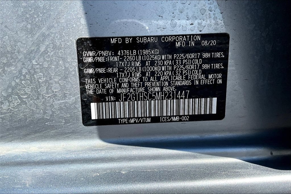 Used 2021 Subaru Crosstrek 2.5i Sport w/ Moonroof Package AWD/4WD image 17