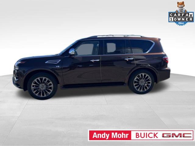 Used 2021 Nissan Armada Platinum w/ Captain's Chairs Package AWD/4WD image 9