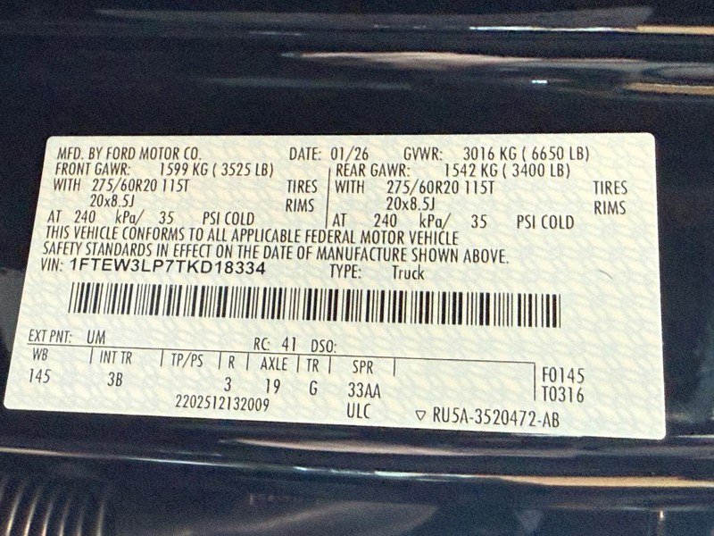 New 2026 Ford F150 XLT w/ Equipment Group 303A High image 26