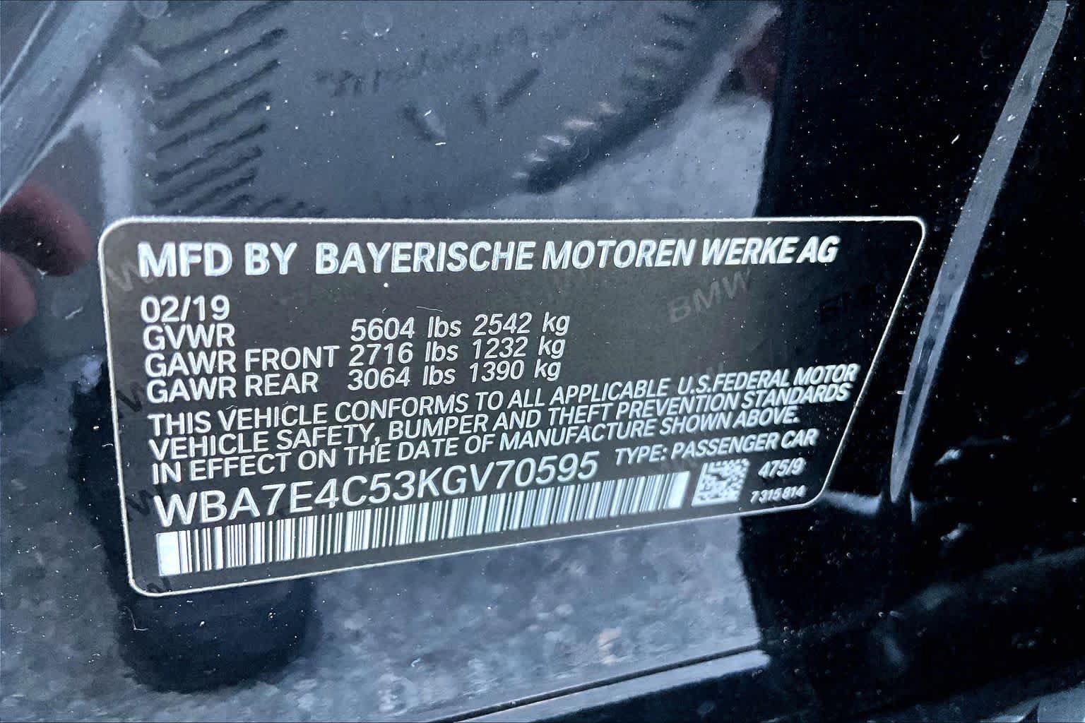 Used 2019 BMW 740i xDrive w/ M Sport Package AWD/4WD image 33