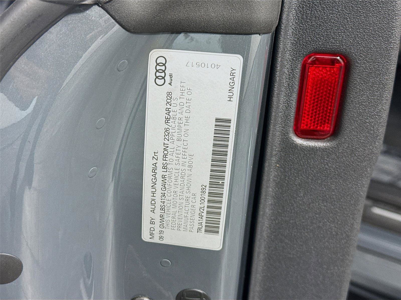 Used 2020 Audi TTS 2.0T Coupe w/ Black Optic Package image 32