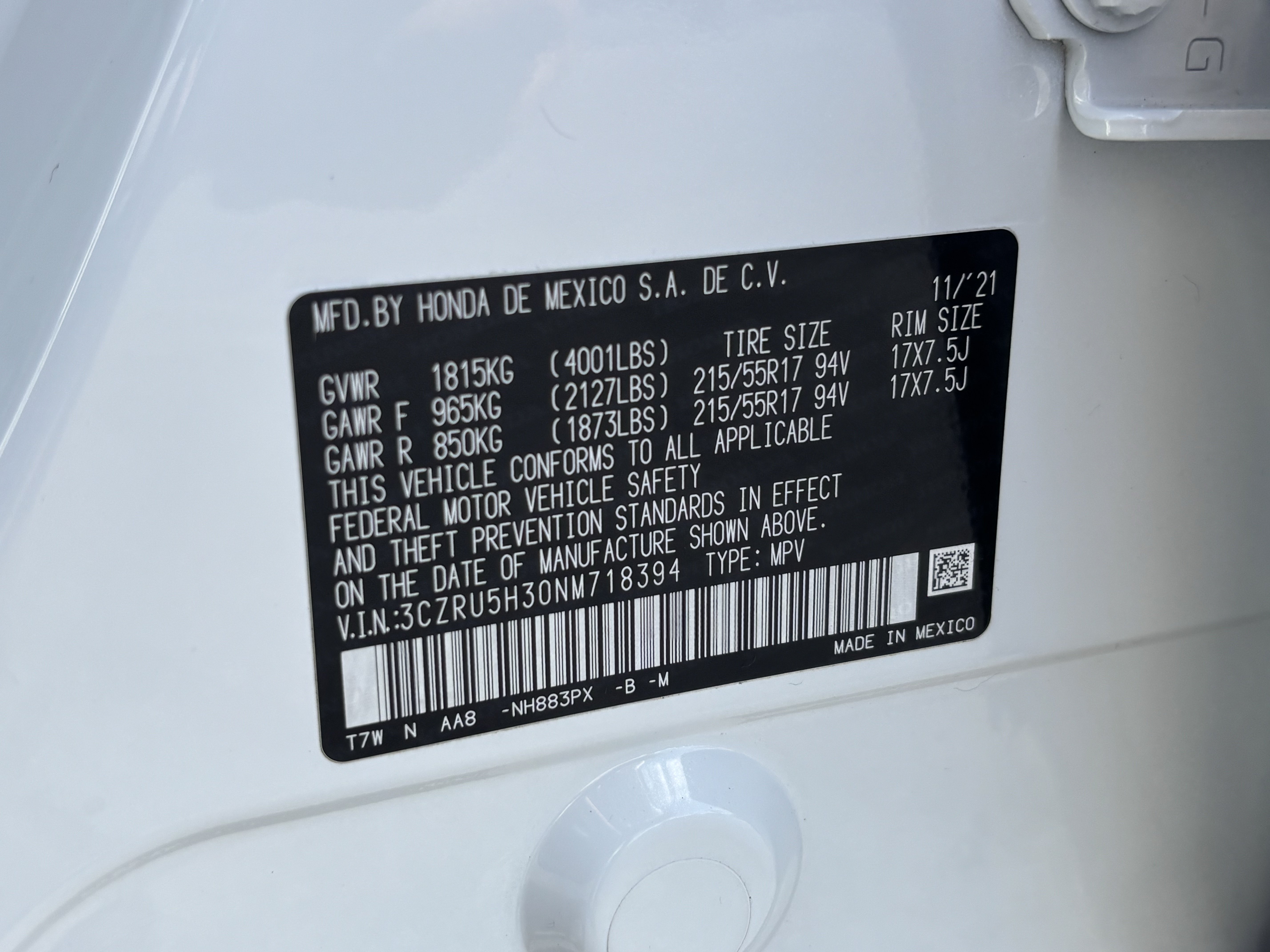 Used 2022 Honda HR-V LX image 29