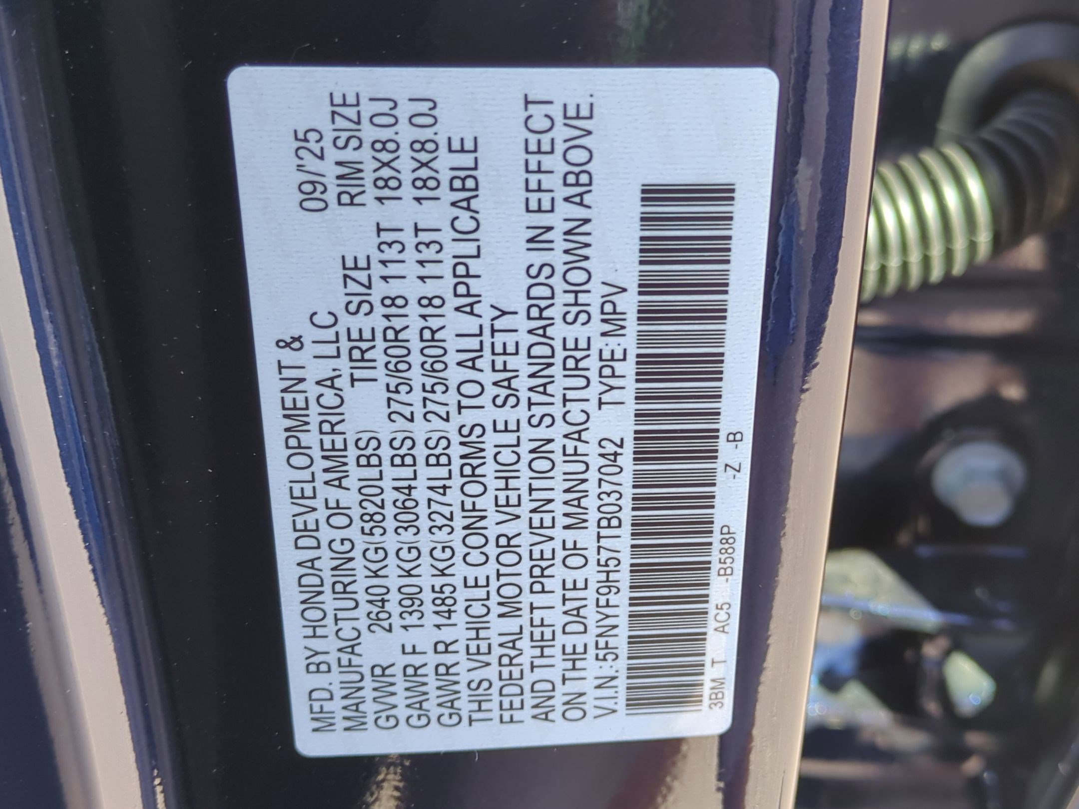 New 2026 Honda Passport TrailSport image 20