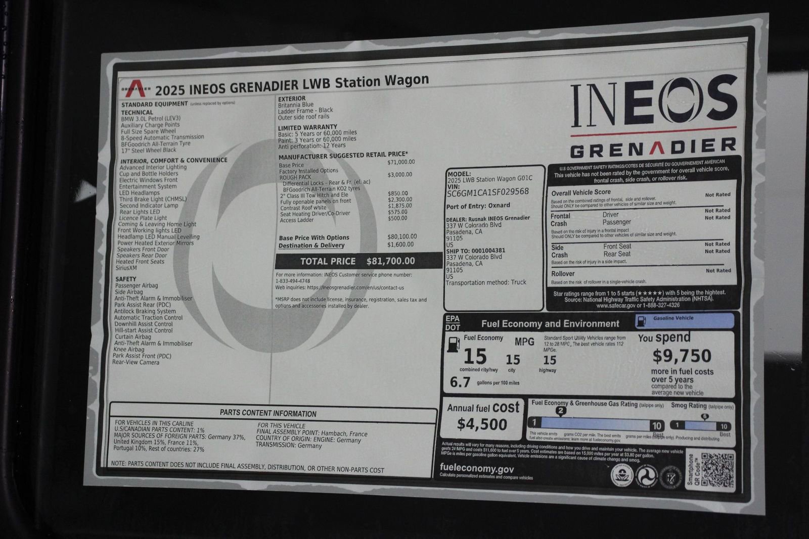 New 2025 INEOS Grenadier image 23