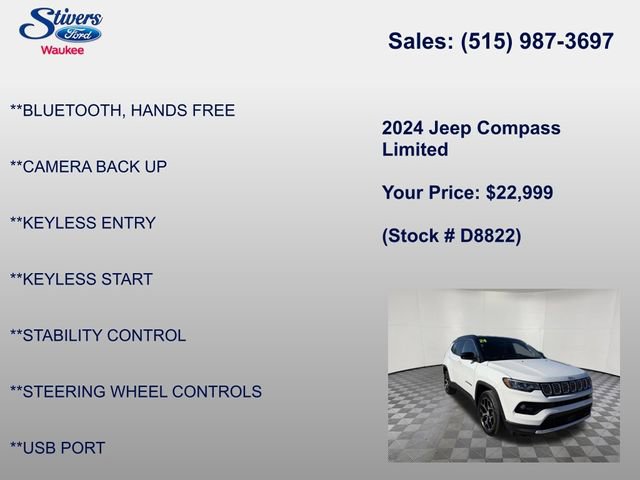 Used 2024 Jeep Compass Limited image 11