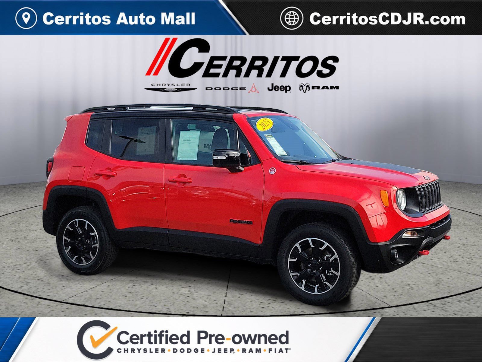 Certified 2023 Jeep Renegade Trailhawk