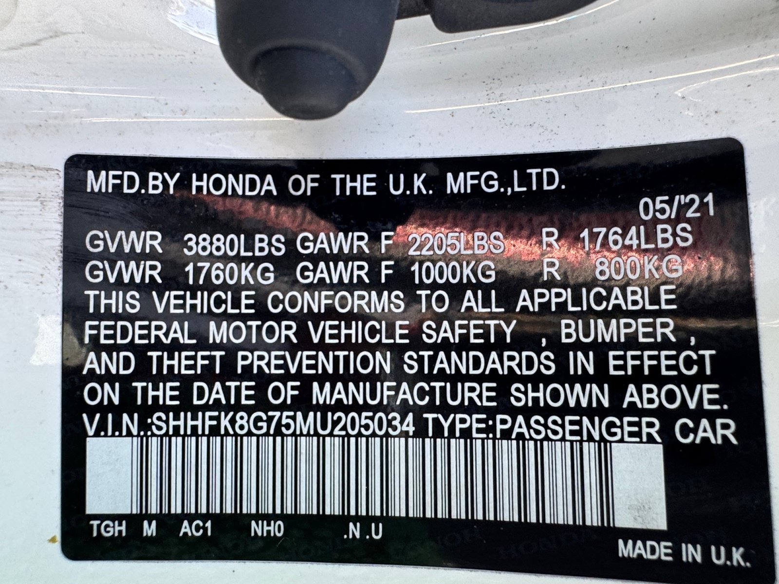 Used 2021 Honda Civic Type R image 18