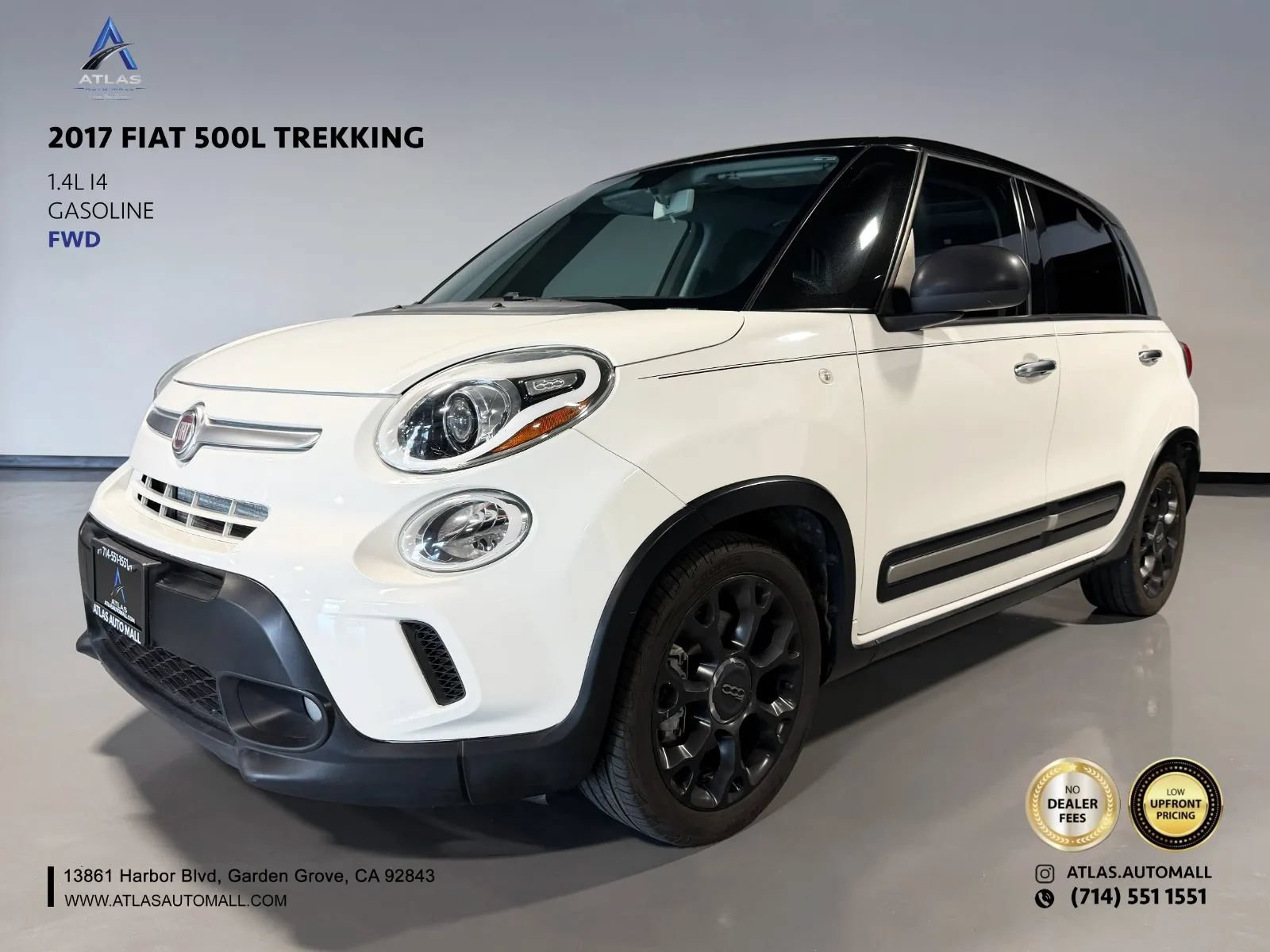 Used 2017 FIAT 500L Trekking w/ Dual-Pane Sunroof Package