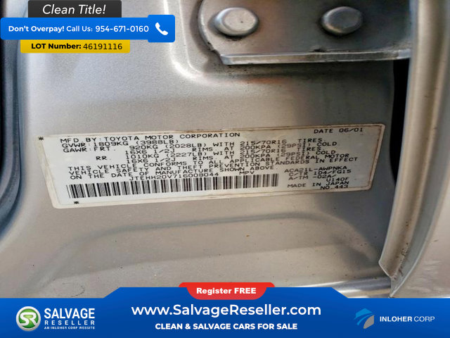 Used 2001 Toyota RAV4 4WD image 17