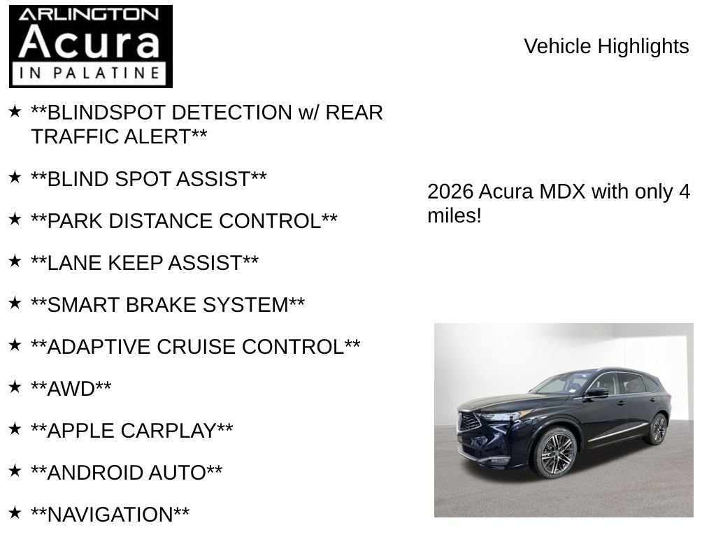 New 2026 Acura MDX SH-AWD w/ Advance Package image 7