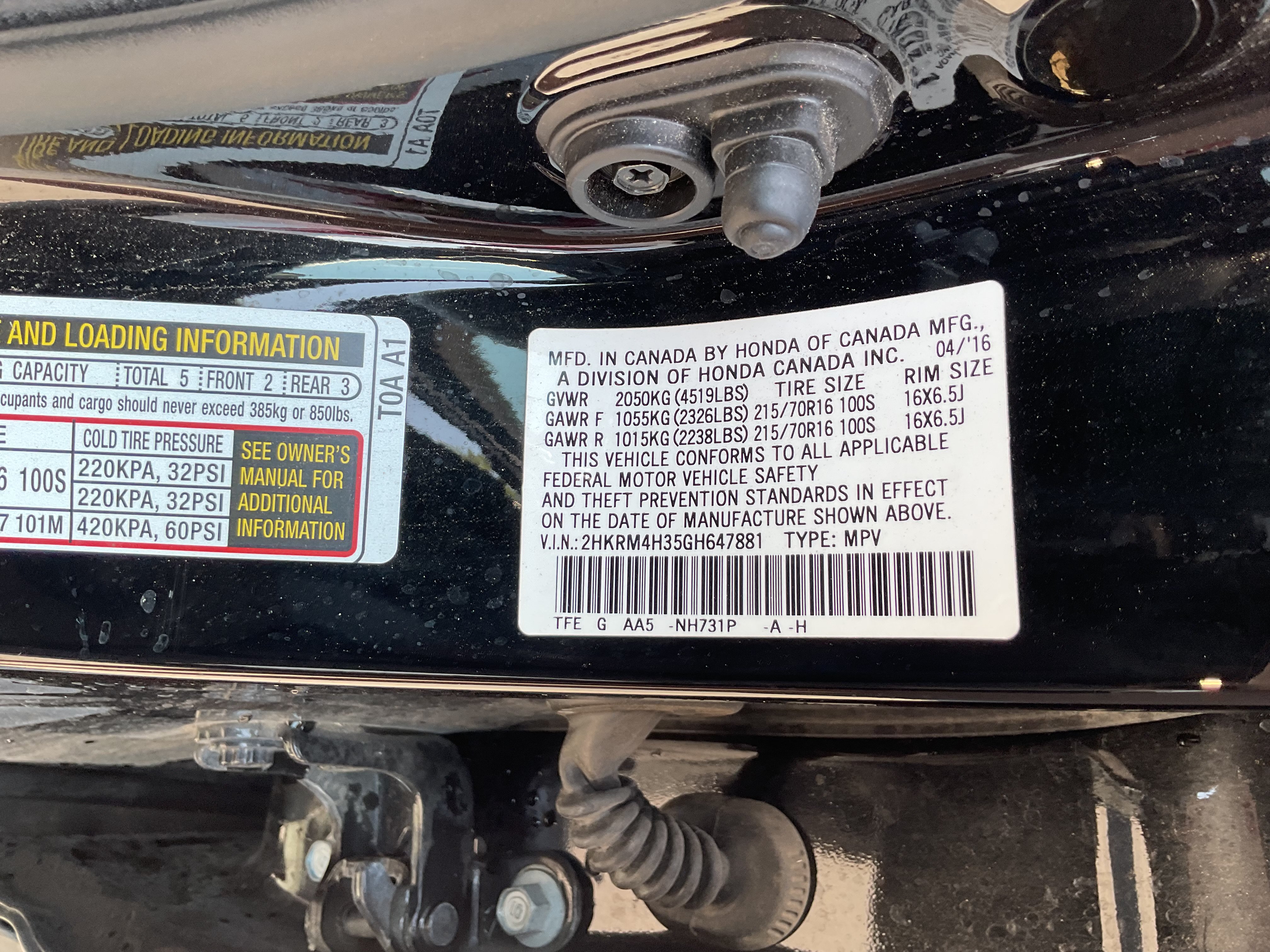 Used 2016 Honda CR-V LX image 15