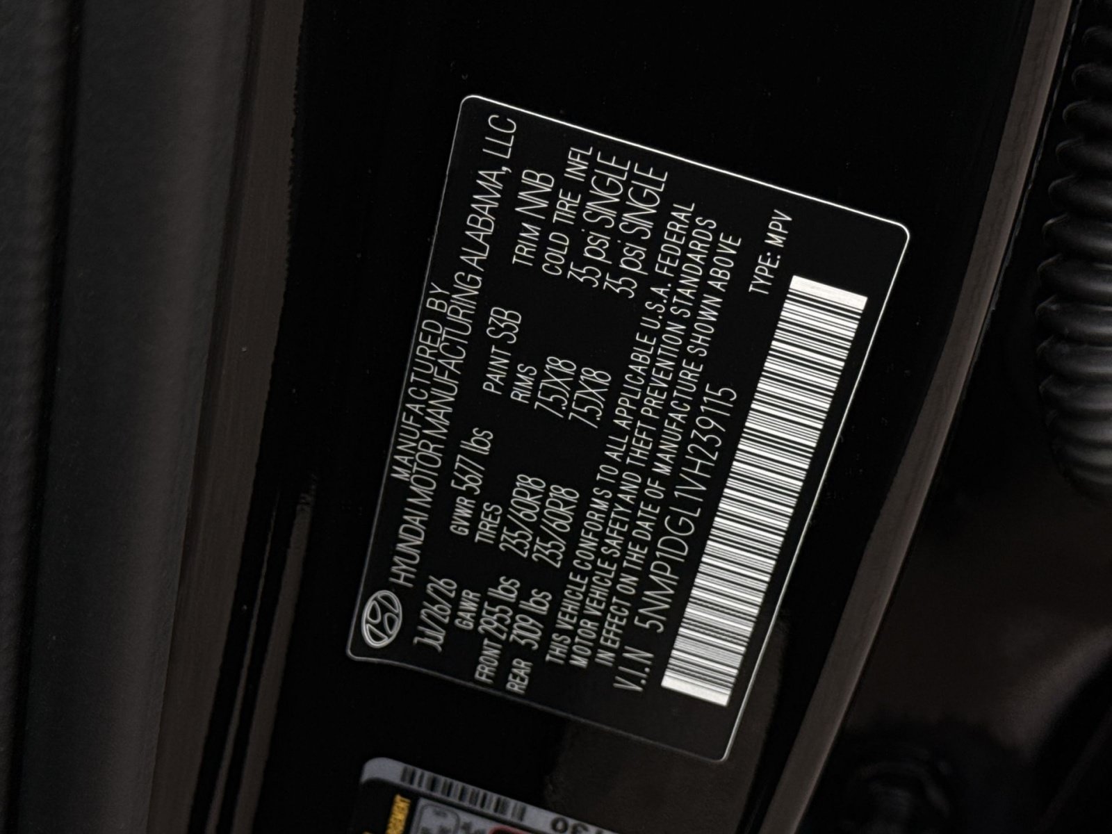 New 2027 Hyundai Santa Fe SE AWD/4WD image 30