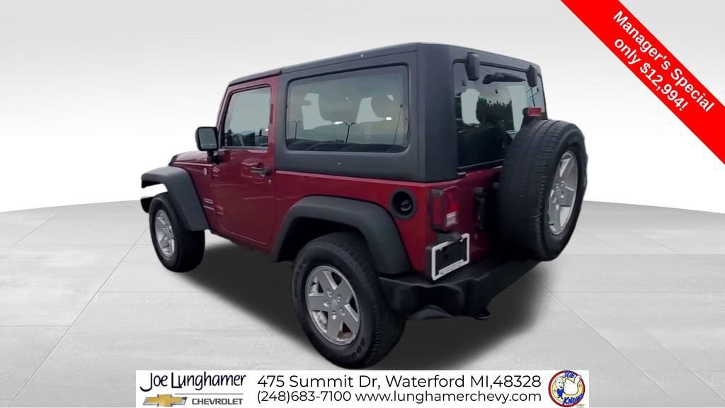 Used 2012 Jeep Wrangler Sport AWD/4WD image 7