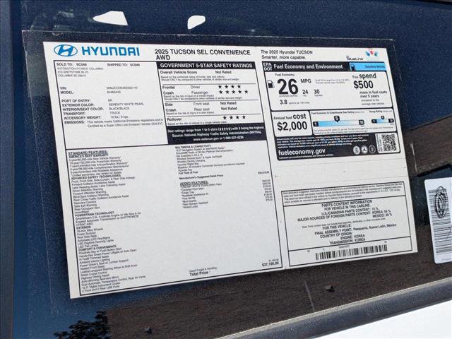 New 2025 Hyundai Tucson SEL image 25