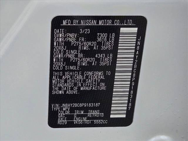 Used 2023 Nissan Armada SL RWD image 22
