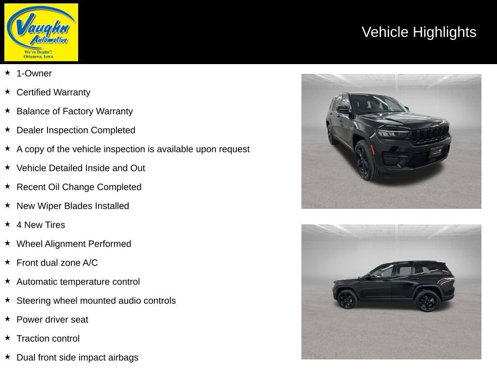 Used 2023 Jeep Grand Cherokee Altitude AWD/4WD image 2