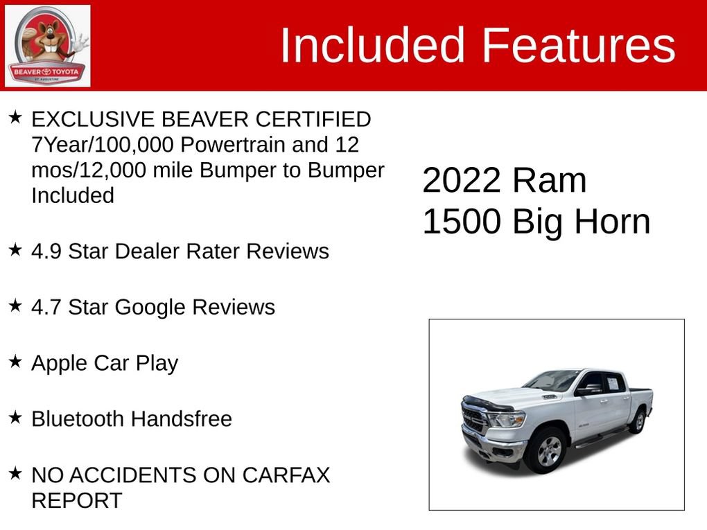Used 2022 RAM 1500 Big Horn RWD image 4